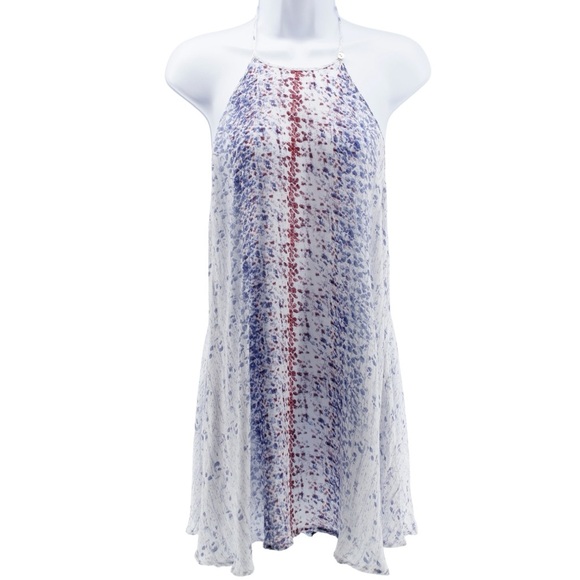 Free People Intimately All Wrapped Up Red White and Blue‎ Coastal Tunic Tank XS - Picture 2 of 10